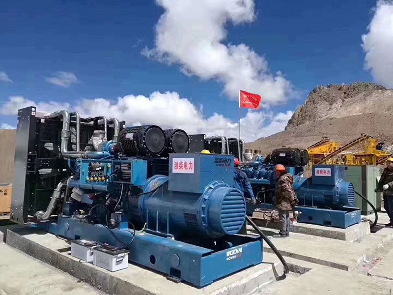 濰柴12M33發動機組配套我公司散熱器，在5300M海拔高原地區性能優良